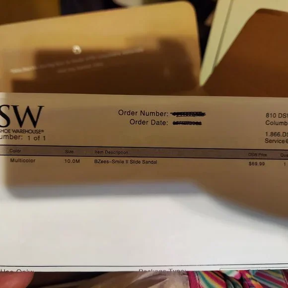 BZees colorful slide sandal - Picture 6 of 6